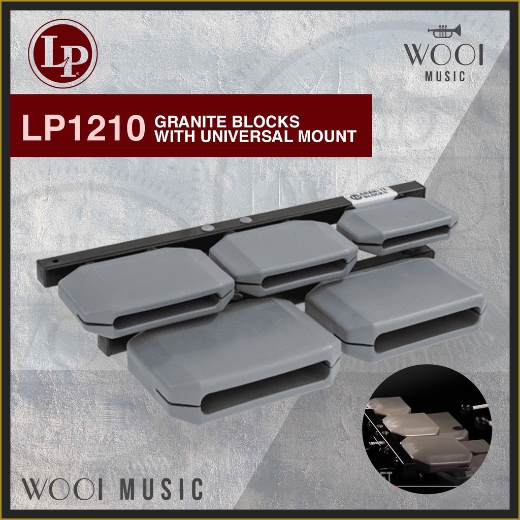 LP Latin Percussion LP1210 Granite Blocks with Universal Mount | Shopee ...