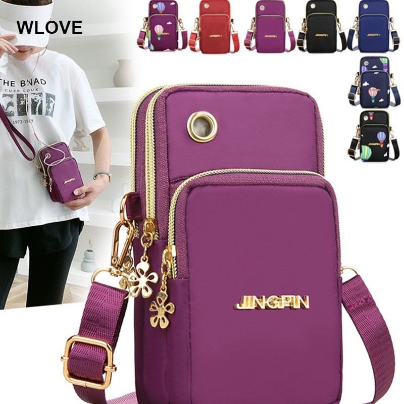 3 Layer Women Fashion Balloon Mobile Phone Crossbody Bags Shoulder Bag
