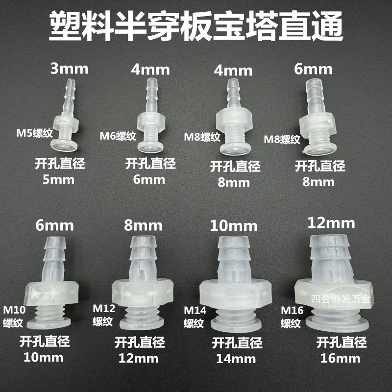 Plastic Half-Threaded Pagoda Straight-through Water Tank Bucket ...
