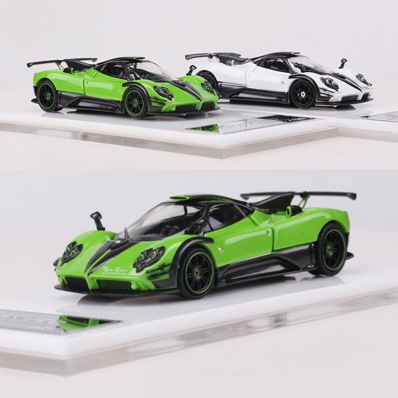 Pagani Zonda 760 – Violet Métallisé – HKM Models 1/64 – Miniature De Collection
