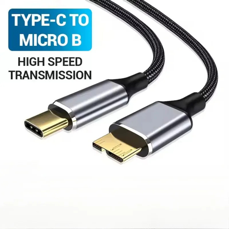 Type C Cable 3A 5Gbps USB C to Micro B 3.0 Cable Fast Charging Cable ...