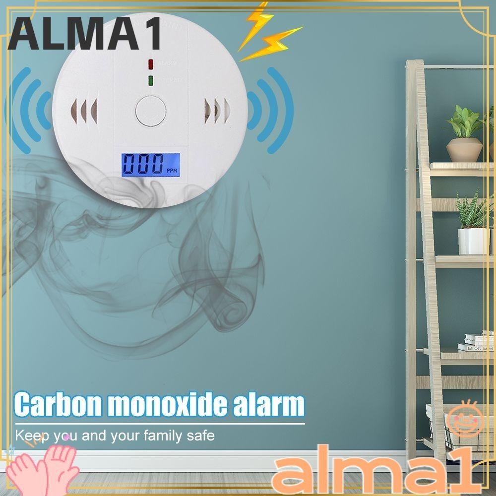 ALA CO Alarm Detector, LCD House Safety Carbon Monoxide Detector Alarm ...