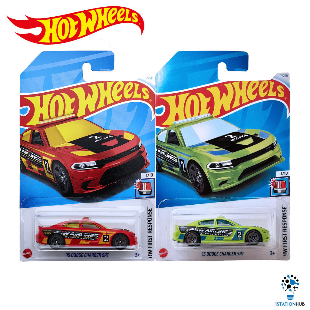 Hot Wheels 1:64 Dodge Charger SRT Police – HW Metro Time – Poursuite Eb1