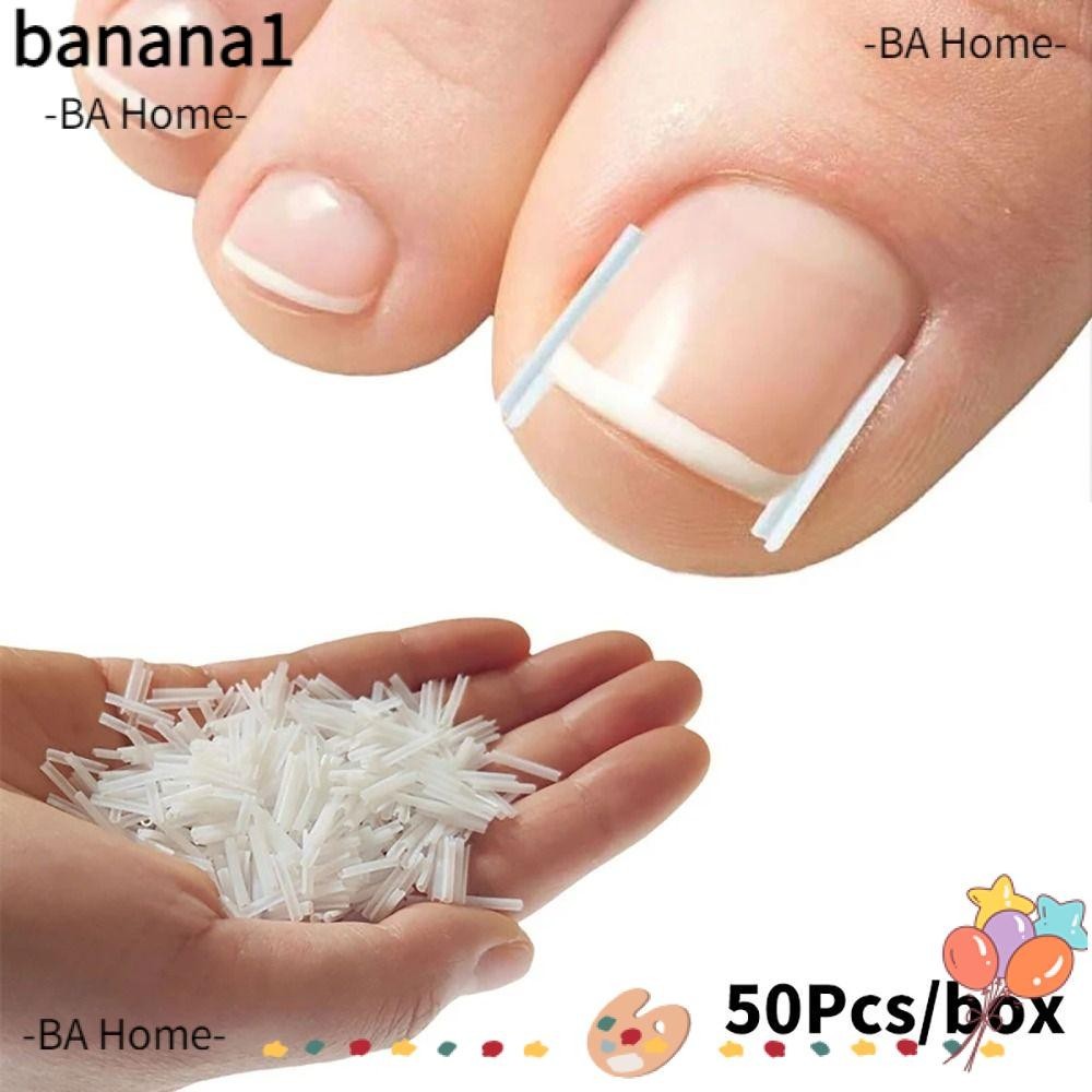 BA 50Pcs/box Ingrown Toenail Correction Tool, Brace Pedicure Tool