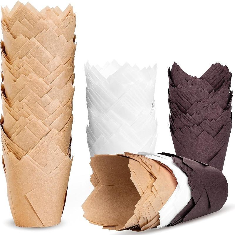 Instagram Tulip Cake Paper Cup Flame Cup Oil Tray Paper Cup High ...