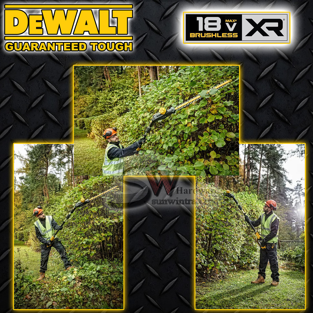 DEWALT 18V 20V Brushless Pole Hedge Trimmer BARE TOOLS or Battery Charger Set DCMPH566N DCMPH 566N DCMPH 566 N Shopee Malaysia