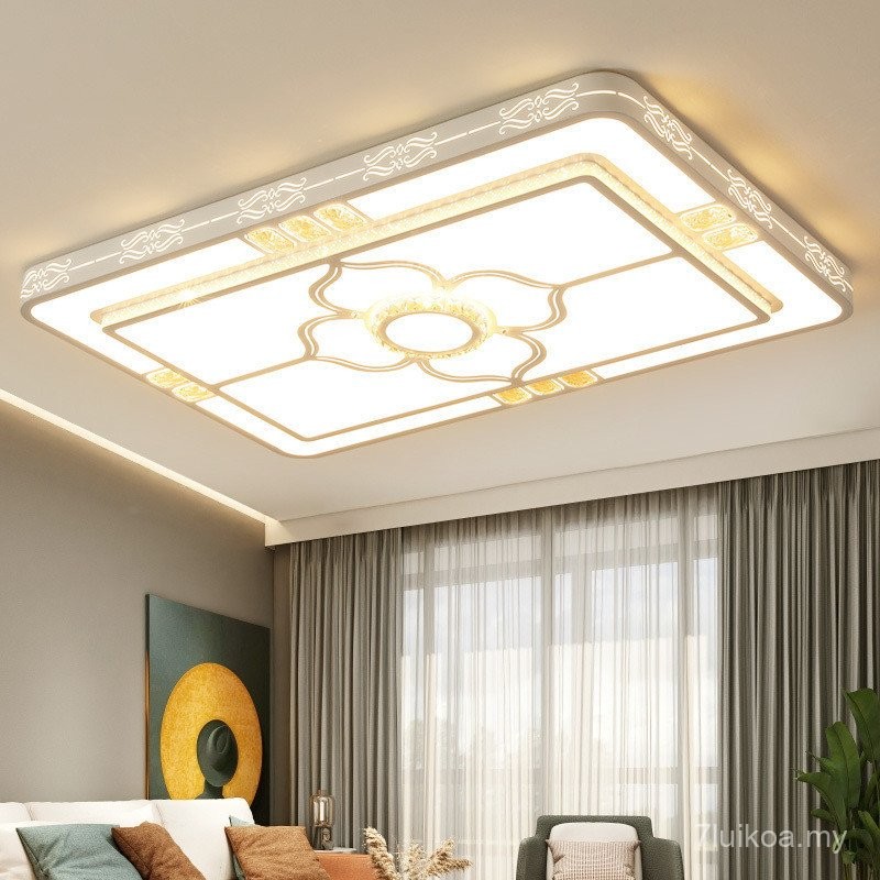 Lampu Ruang Tamu Set Lampu Rumah Moden Elegan Mudah Gabungan Lampu ...
