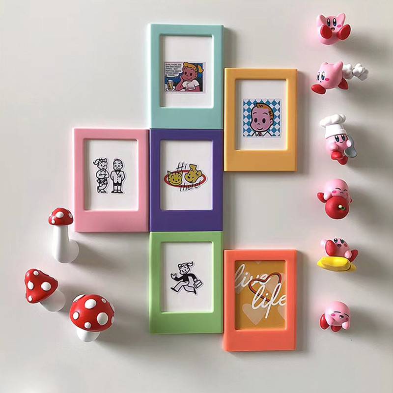 Aazon.co - 3.5x4.25" Agnetic Polaroid Picture Frae, Fridge Agnet
