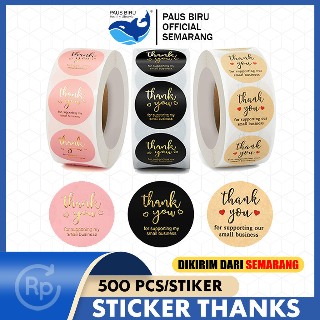 - Thank you Sticker 500 pcs/thank you Sticker Color Self Adhesive Seal ...