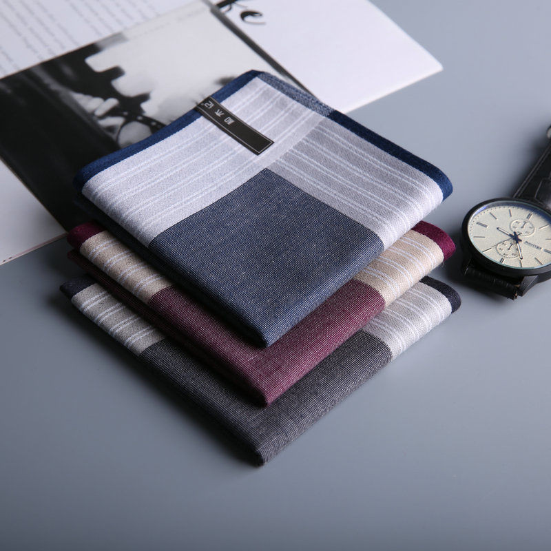 Sweat-absorbent Man 3.25 Wamuji Pure Cotton Chihiro Square Scarf ...