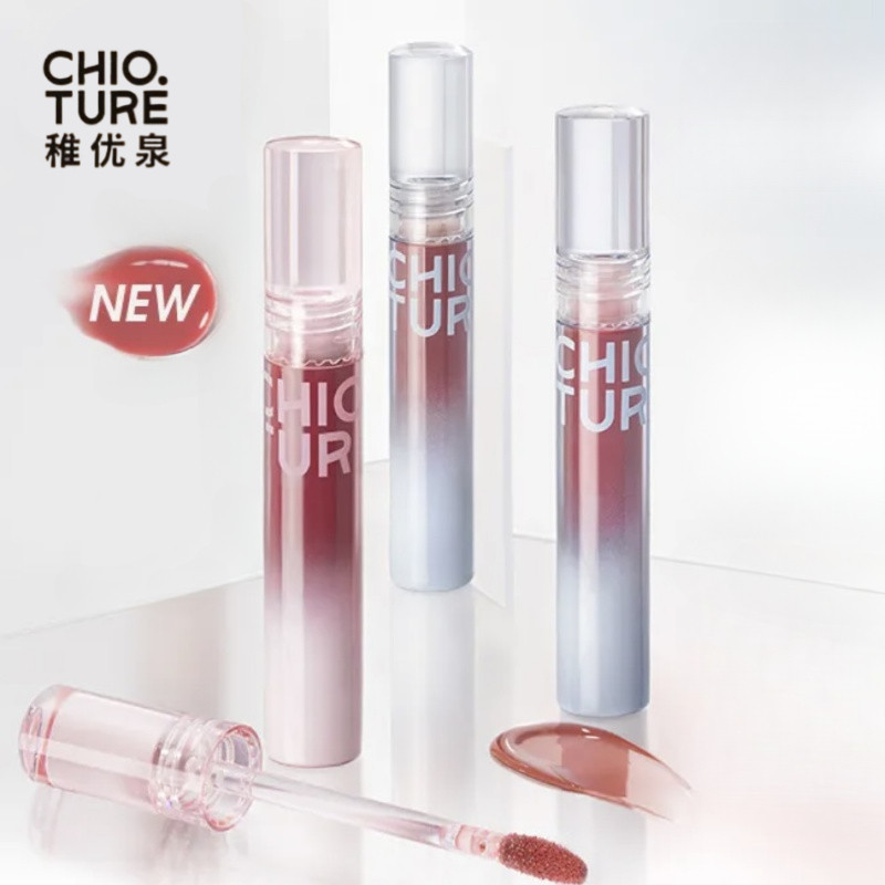 CHIOTURE Lip Gloss 稚优泉护唇蜜镜面水光 Mirror Water Gloss Lip Glaze Moisturizing ...