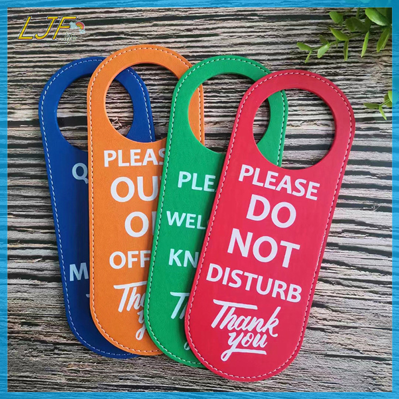 LJF Door Sign Hanger Tags Cleaning Label Do Not Disturb Signs Double ...