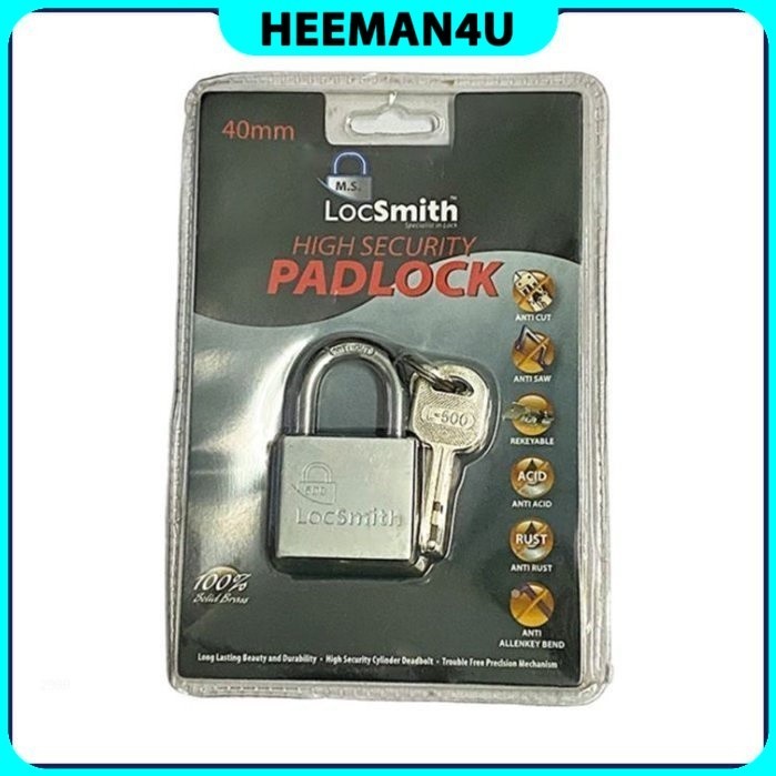 Heeman4u Original LocSmith Anti Cut 40mm/50mm Stainless Steel Heavy ...