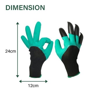 🔥 Gardening Glove Claws Finger Right Hand Planting Dig Soil Easy Safety ...