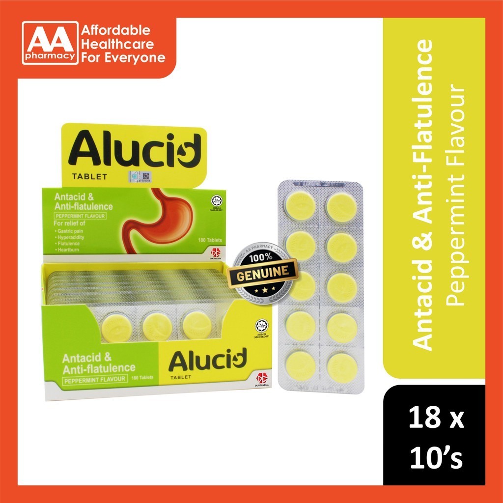 DuoPharma Alucid Tablet 18x10's | Shopee Malaysia