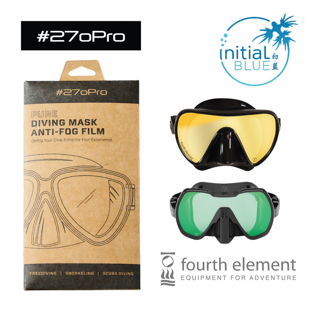 270Pro Pure Anti Fog Film - Fourth Element Scout Seeker Scuba Diving Mask