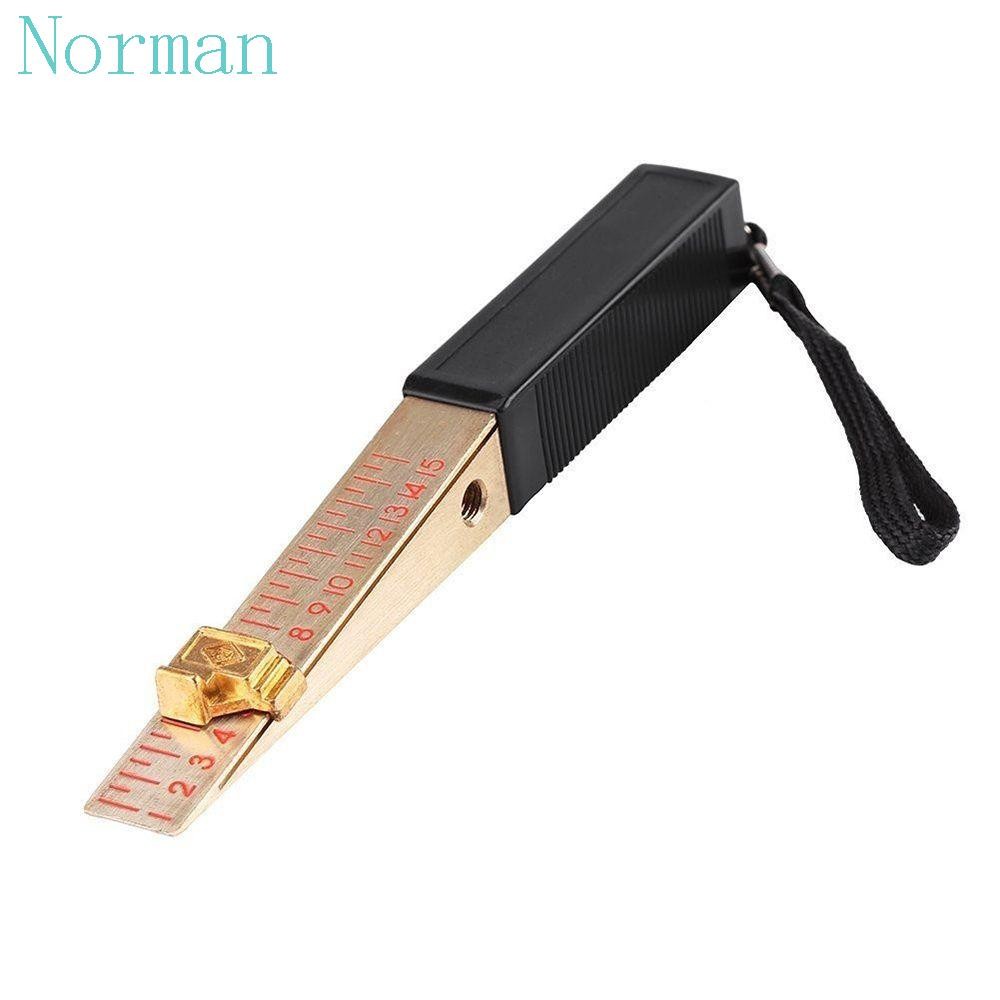NORMAN Feeler Gauge Engineering 1-15mm Measure Tool Copper Engineer ...