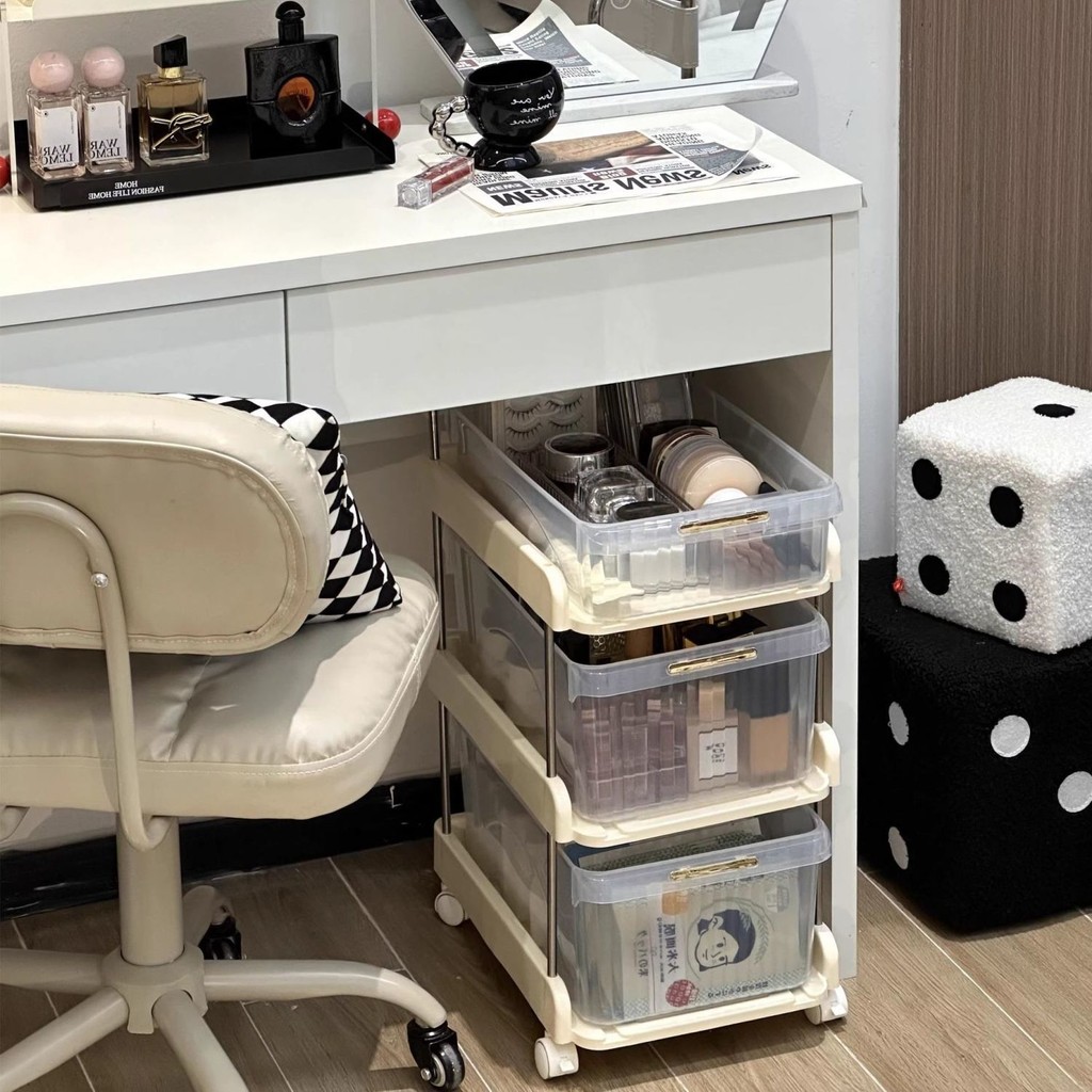 Dressing Table Under the Table Removable Cosmetic Storage Rack Floor ...