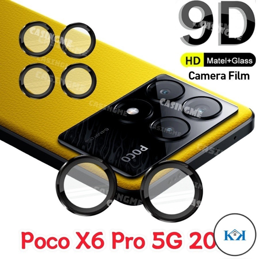 KK Poco X6 Pro 5G 2024 Camera Lens Protectors Metal Camera Ring Case ...