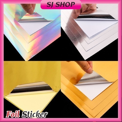 A4 Laser Sticker | Foil Sticker | Silver Sticker | Gold Sticker ...