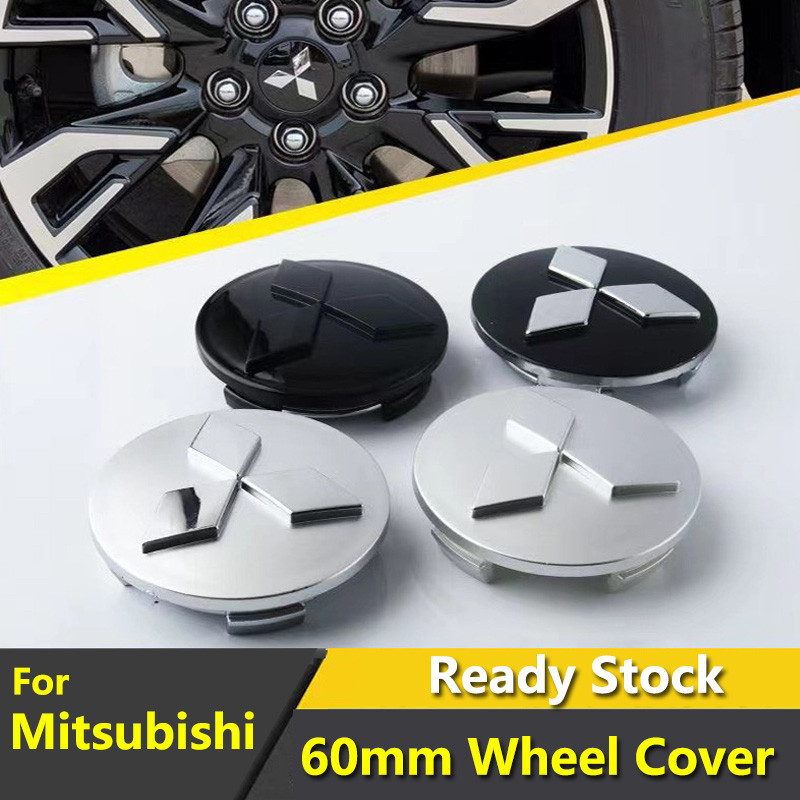 【ready Stock】1pc 60mm Wheel Center Caps Covers Hubcaps Emblems Decal 