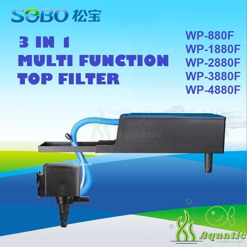 SOBO Top Filter Fish Aquarium WP880F WP1880F WP2880F WP3880F WP4880F