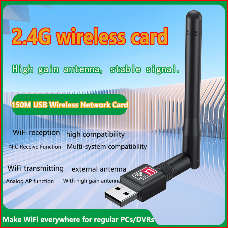 1300Mbps USB Wifi5 Adapter 4 Antenna USB Network Card Driver Free Dual