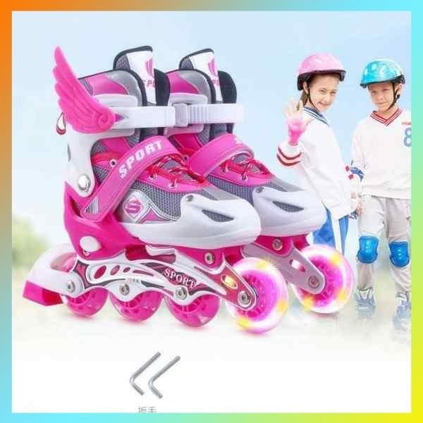 Children Girls Roller Skates Single Row Boys Boys Beginners Roller 