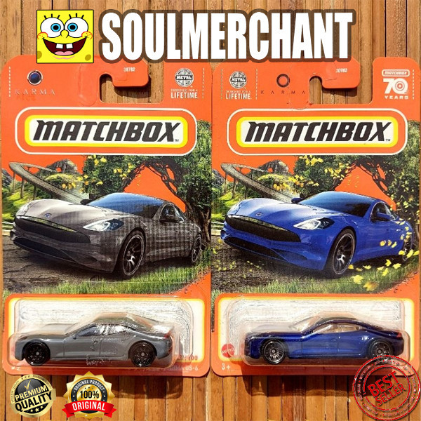 Matchbox Karma GS-6 Blue Gray Original | Shopee Malaysia