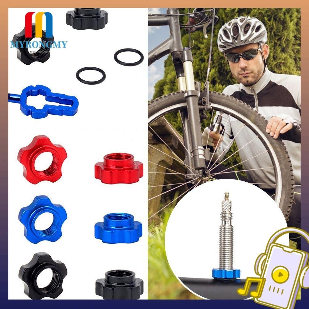 MYRONGMY 1 Set Presta Valve Nut High Quality Tubeless Mountain Bike