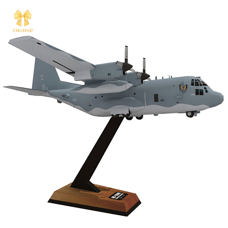 Chuffed AC130 Ghost Aerial Gunship Aircraft Paper Model Fighter Paper ...