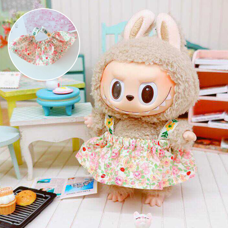 For POP MART Labubu Idol Dolls Clothes 17cm Plush Doll'S Clothes Outfit ...