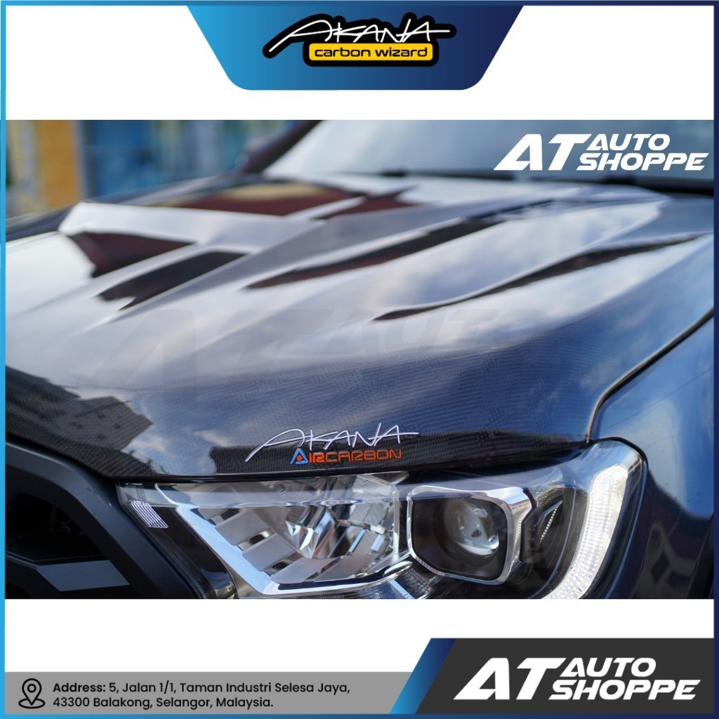 CAMO AKANA CARBON WIZARD BONNET For FORD RANGER T7 T8 Raptor | Shopee ...