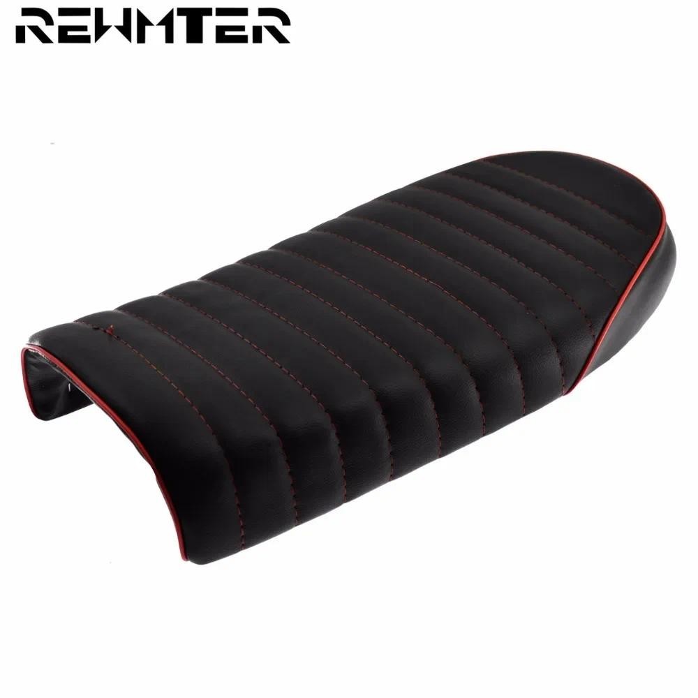 motorcycle-black-red-flat-brat-style-tracker-cafe-racer-seat-for-honda
