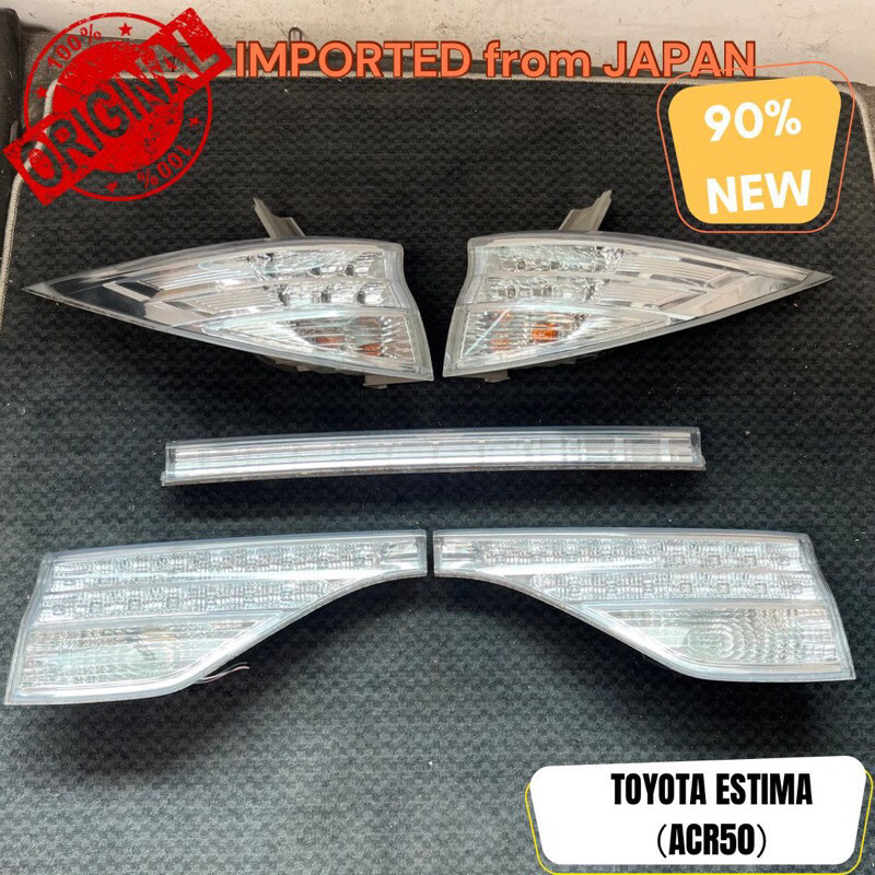 🇯🇵🇯🇵ORIGINAL TOYOTA ESTIMA REAR LAMP SET JAPAN USED（ACR50 ACR55 GSR50 ...