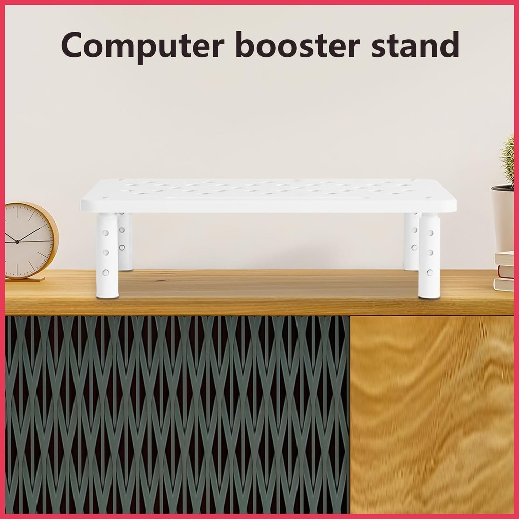 Monitor Stand Tabletop Computer Stand Adjustable Computer Monitor Riser