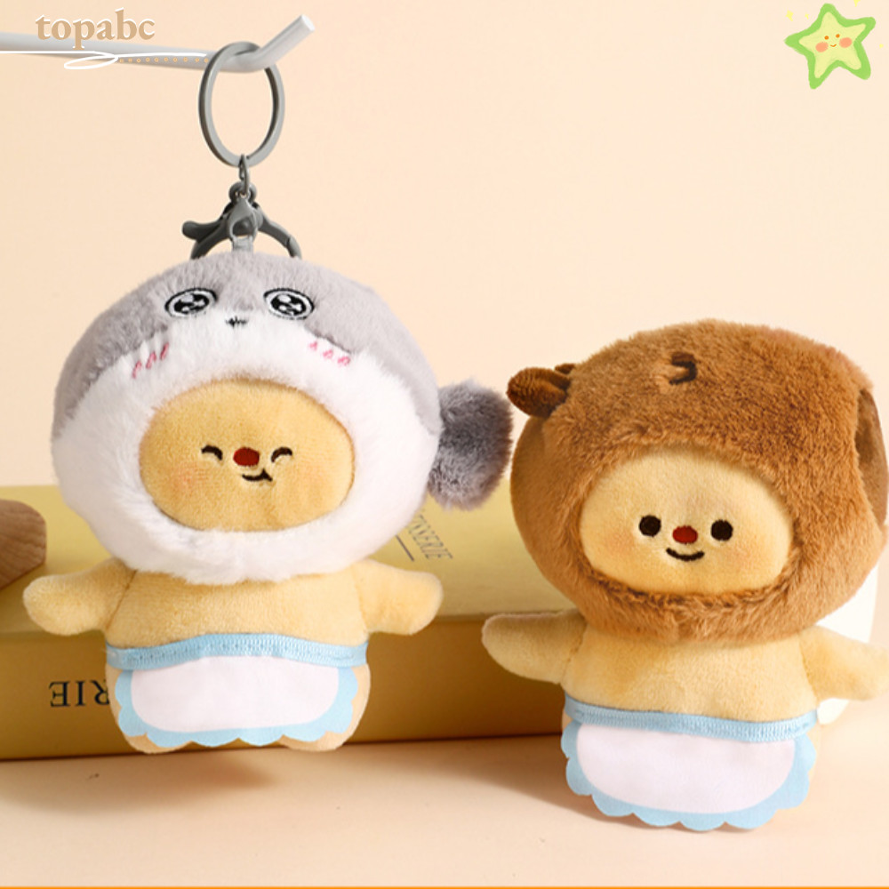 TOPABC Cartoon Capybara Plush Toy, Cute Plush Butter Bear Doll ...