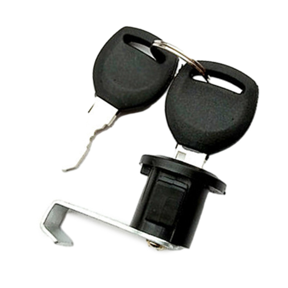 1 X Metal Motorcycle Tail Box Lock Rear Trunk Lock Refit Parts With 2