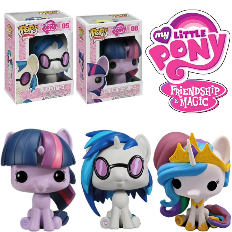 Funko Pop My Little Pony – DJ Pon-3, Dr Hooves, I Heart Derpy – Metallic Amazon