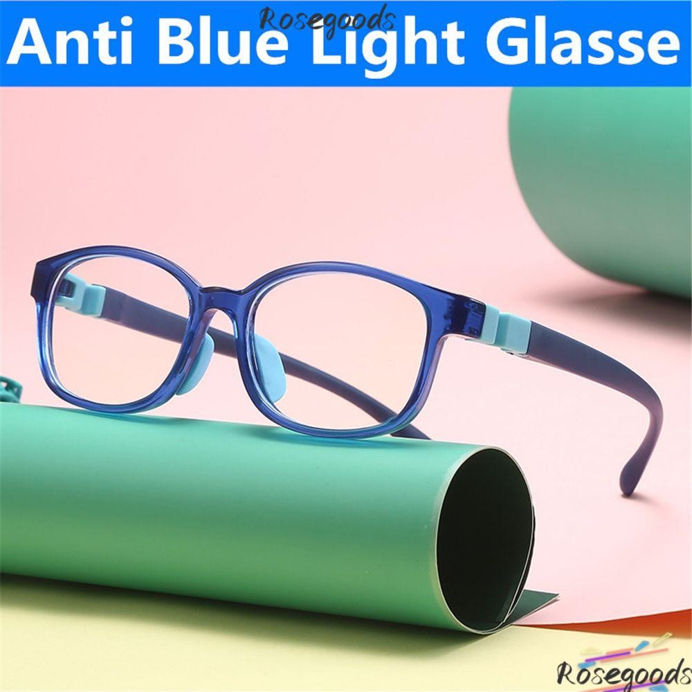 LTBLBY Soft Frame Goggle Anti-blue Rays Ultralight Vision Care Silicone ...