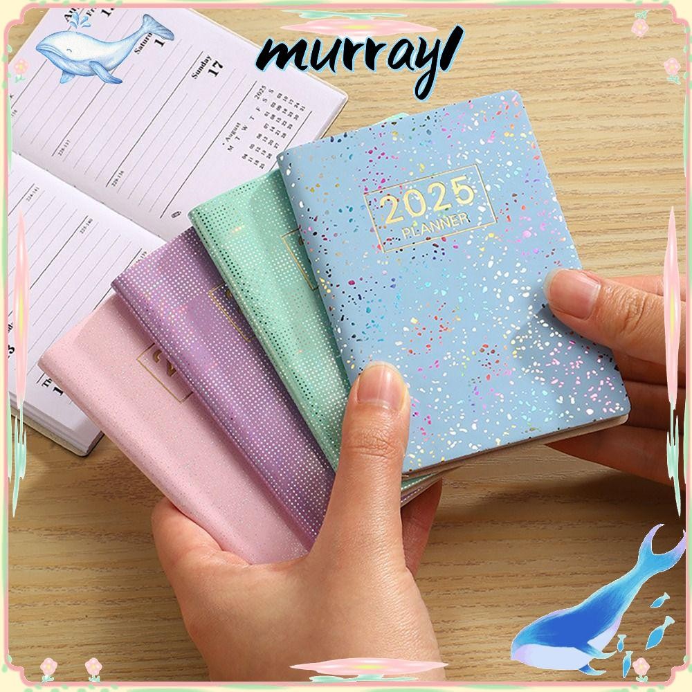 MURRAY1 2025 Agenda Book, A7 Mini 2025 Planner Notebook, Portable with ...