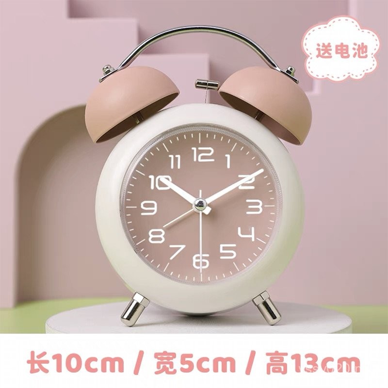 alarm clock 闹钟 学生用起床神器 智能闹钟 桌面 摆件 高颜值可爱创意闹钟女孩卧室床头学生用男孩儿童专用起床神器超响Alarm ...
