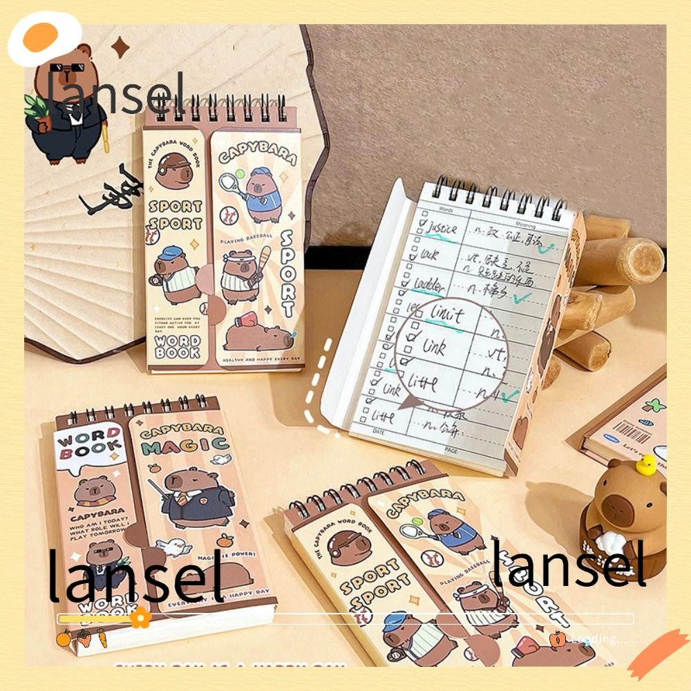 LA Capybara Planner Notebook, Mini Cartoon Diary Notepad, Cute Kawaii ...