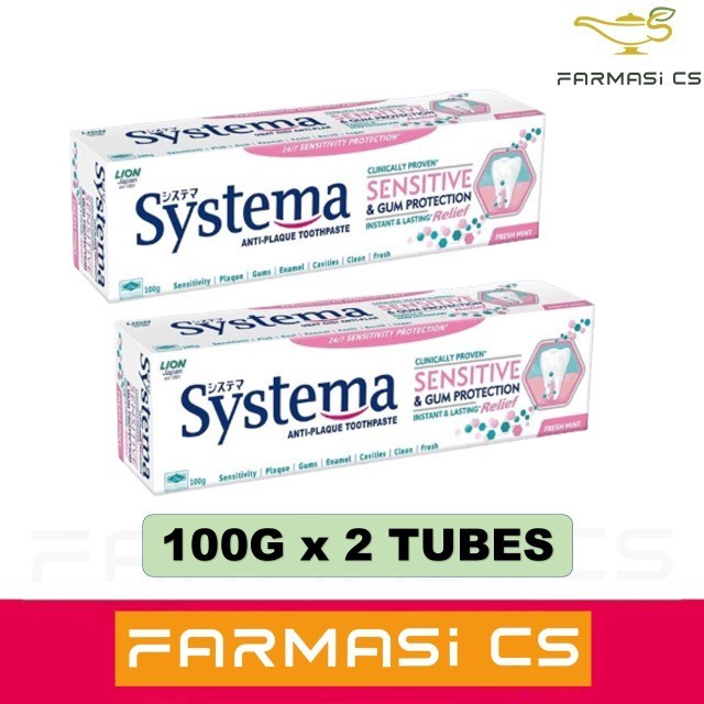 Systema Sensitive & Gum Protection Toothpaste 100g x 2 Tubes (TWIN) EXP ...