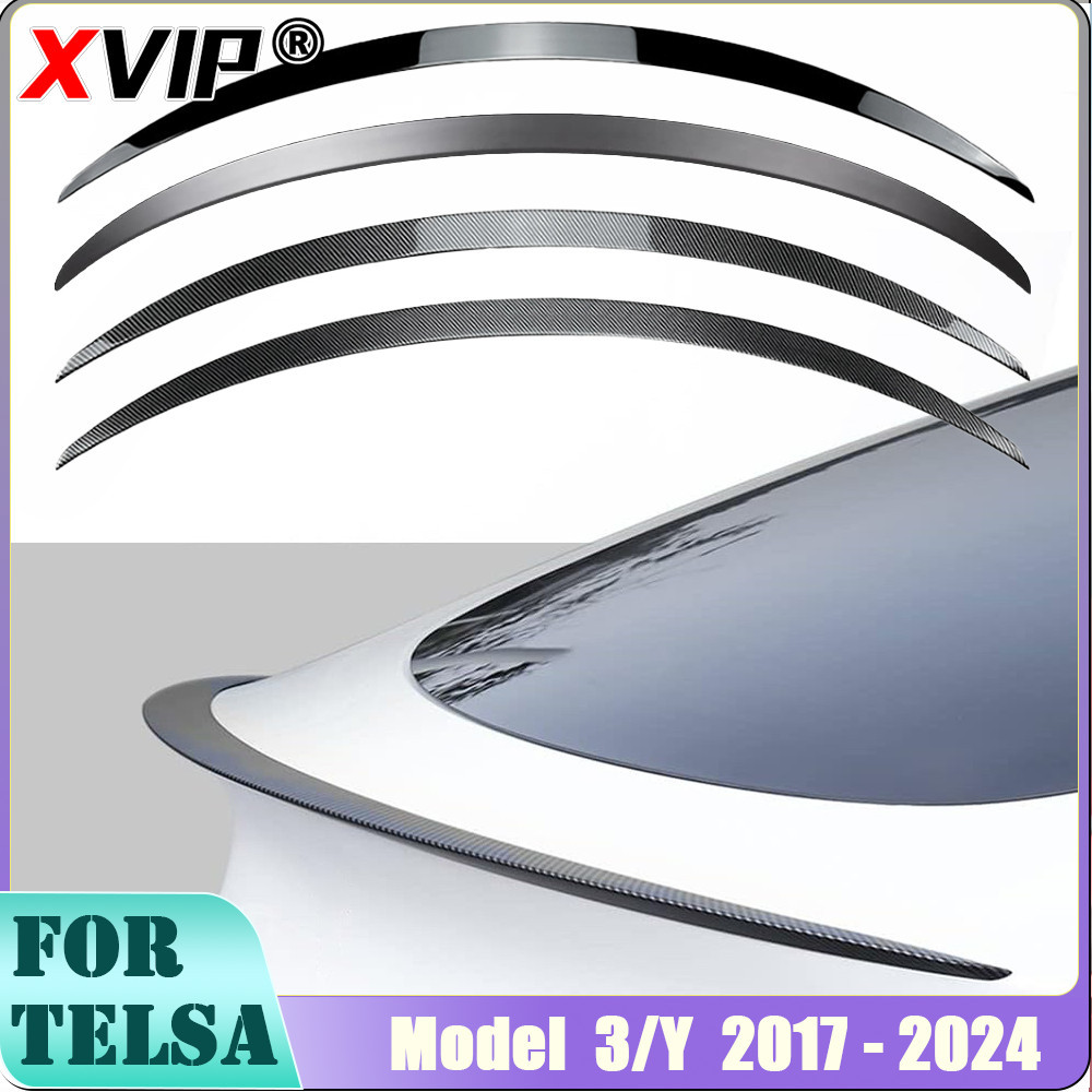 XVIP Rear Spoiler Wing Tail For Tesla Model3 Y 17-24 Original High ...