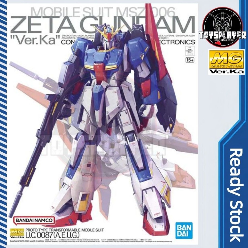 Bandai MG 1/100 Zeta Gundam Ver.Ka Model Kit | Shopee Malaysia