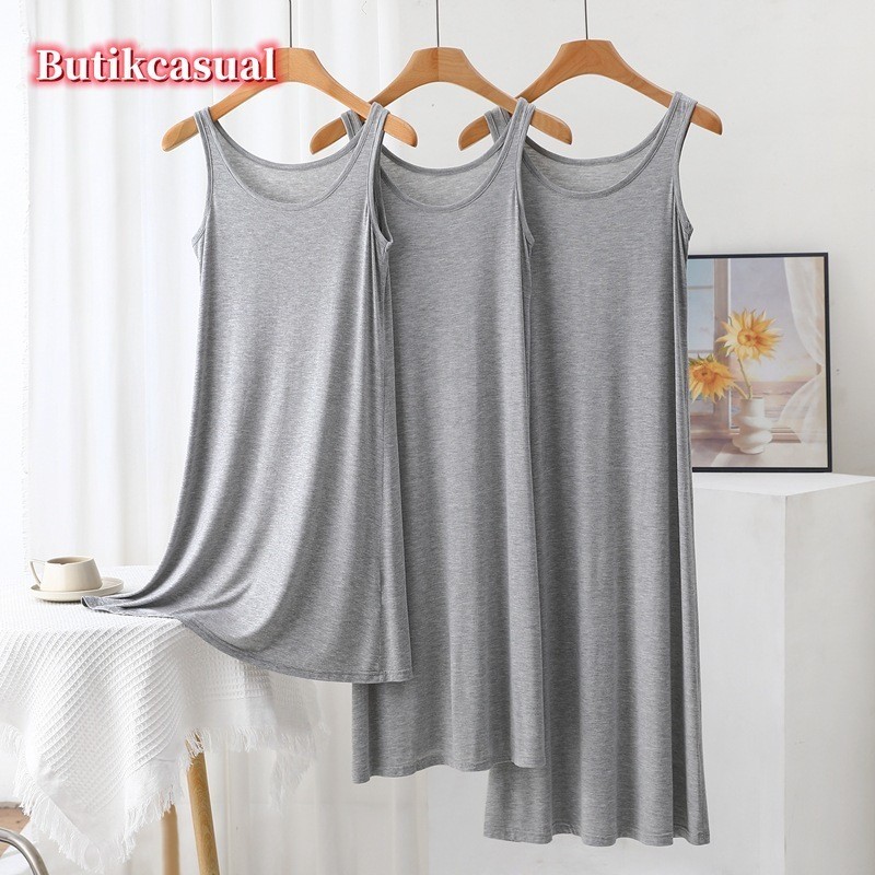 Women's Modal Sleeveless Slip Dress — image 3