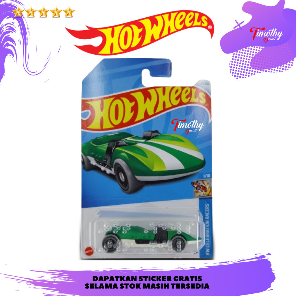 HIJAU Hot Wheels HW Braille Racer Twin Mill Green Celebration Racers ...