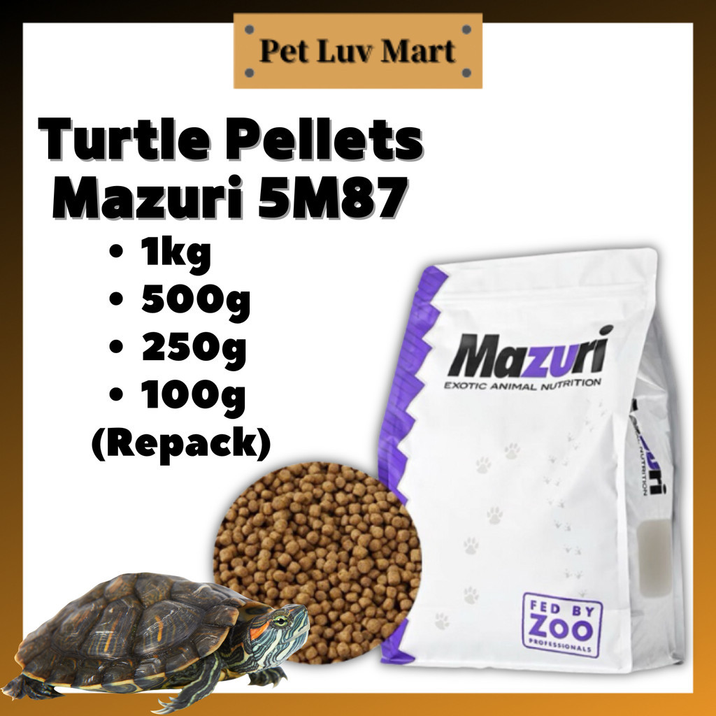 5M87 Turtle Pellets Mazuri 1kg马祖瑞5M87 水龟粮 Makanan Kura-Kura Mazuri ...