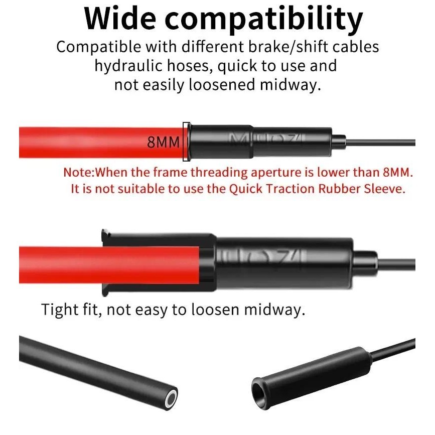 MUQZI Internal Cable Routing Tool Kit Bicycle Frame Inner Wire Housing ...